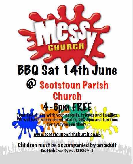 messy church bbq june 25